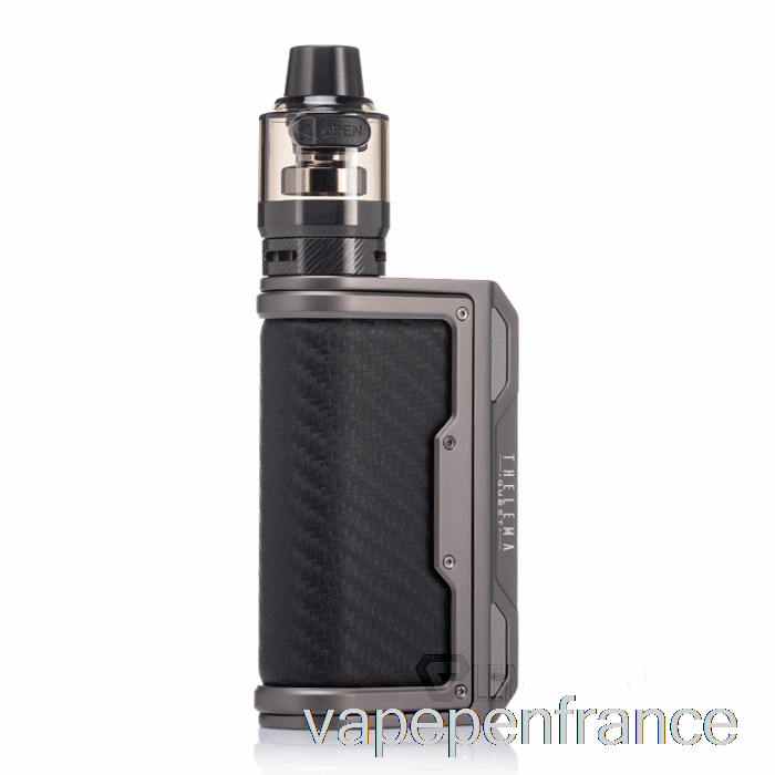 Lost Vape Thelema Quest 200w Kit De Démarrage Gunmetal / Stylo Vape En Fibre De Carbone